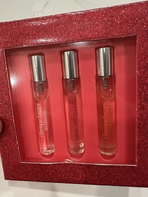 Clinique A Little Happiness Perfume Set Happy, Happy Heart, Happy In Bloom .17oz