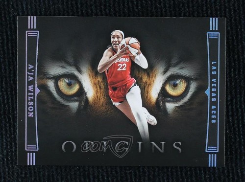 A'ja Wilson #2 2023 Panini Origins WNBA Tiger Eyes card