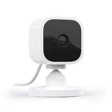 Blink Mini Compact indoor plug-in smart security camera 1080p HD, NIB