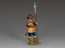 PnM001 - Parliamentary Officer with Halberd - Pike & Musket - King & Country