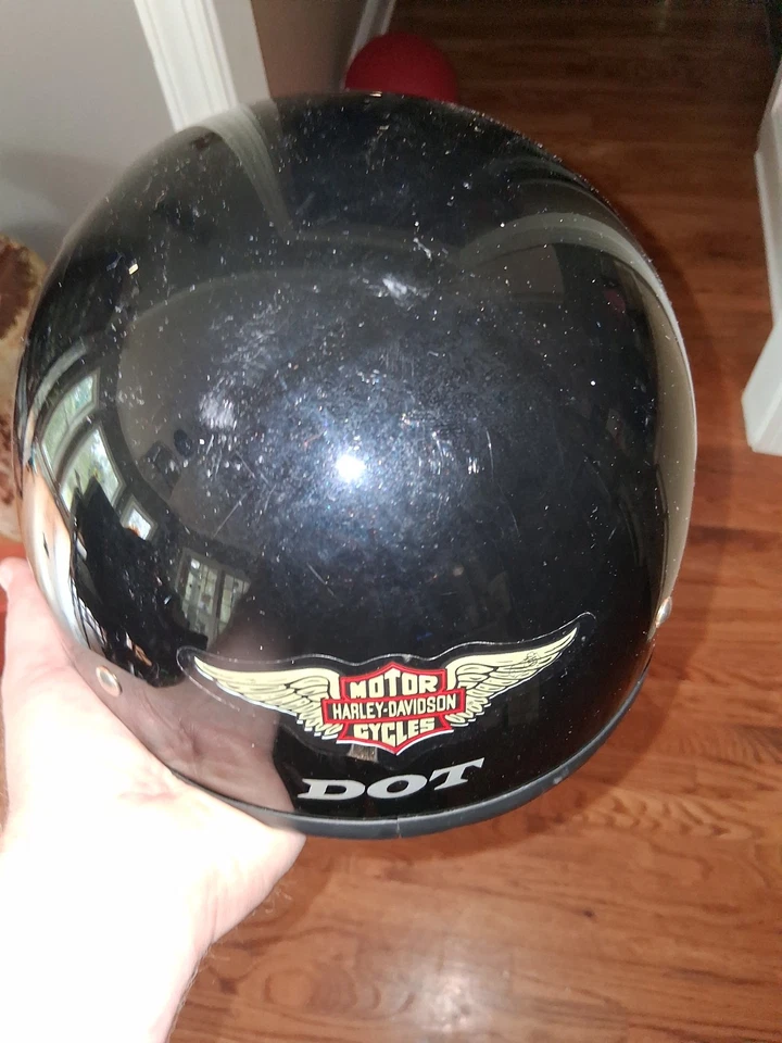 Capacete de motocicleta Vega preto tamanho grande com viseira aprovado pelo DOT - Imagem 3 de 4