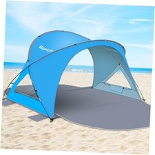 Beach Tent Sun Shelter with UPF50 UV Protection for 3/4-5/6 3 Person Skyblue