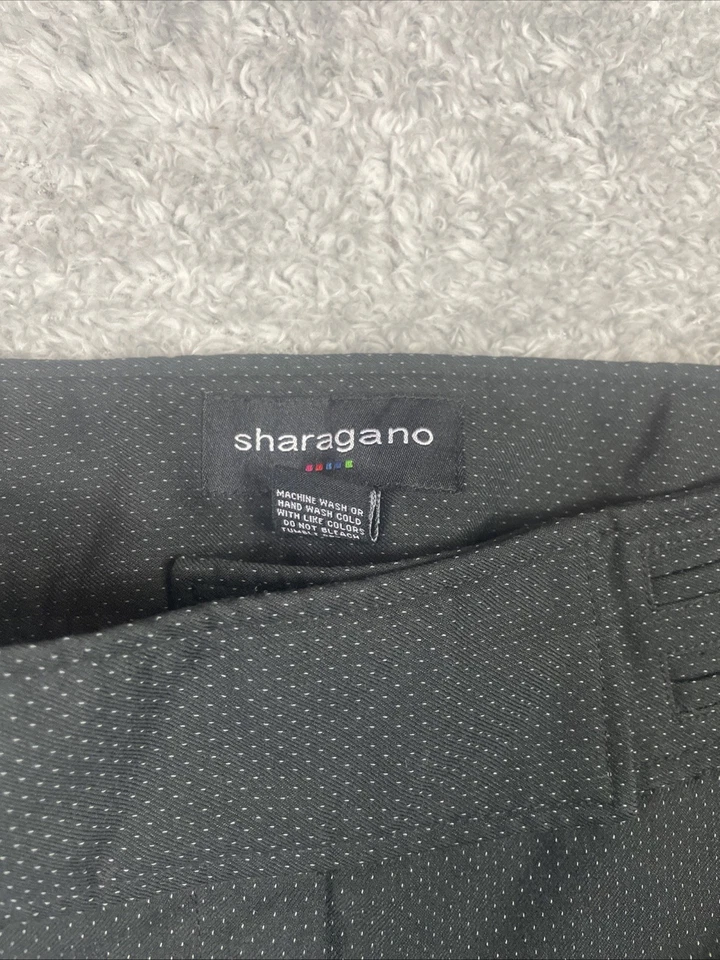 Sharagano Studio Women's Black White polka dot Pants Size 6 - Image 3 of 4