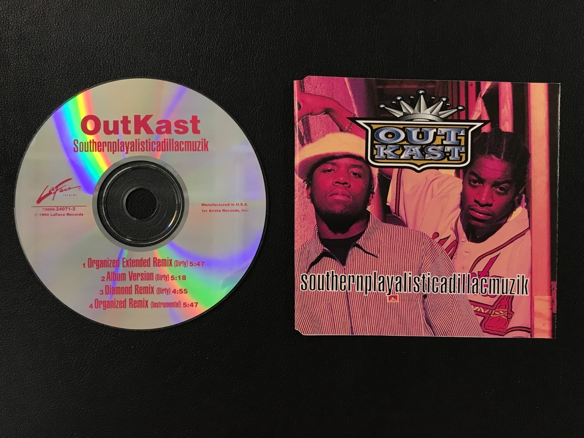 1994 Outkast: Southernplayalisticadillacmuzik Remix DJ Single w