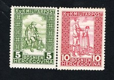 Bosnia and Herzegovina 1916 stamp Mi#97-98 MH