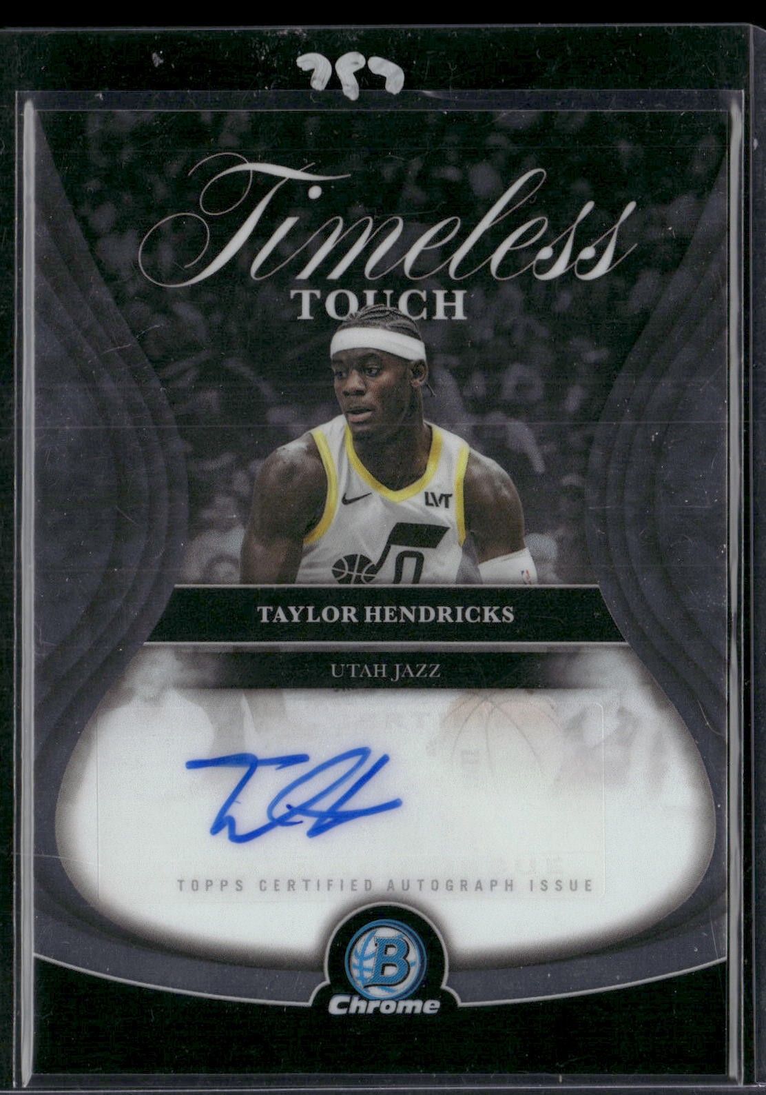 2025-26 Bowman #TTA-TH Taylor Hendricks Timeless Touch Signatures