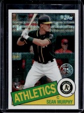 2020 Topps Sean Murphy 1985 Chrome Silver Pack Promotion RC #85C-34 Athletics