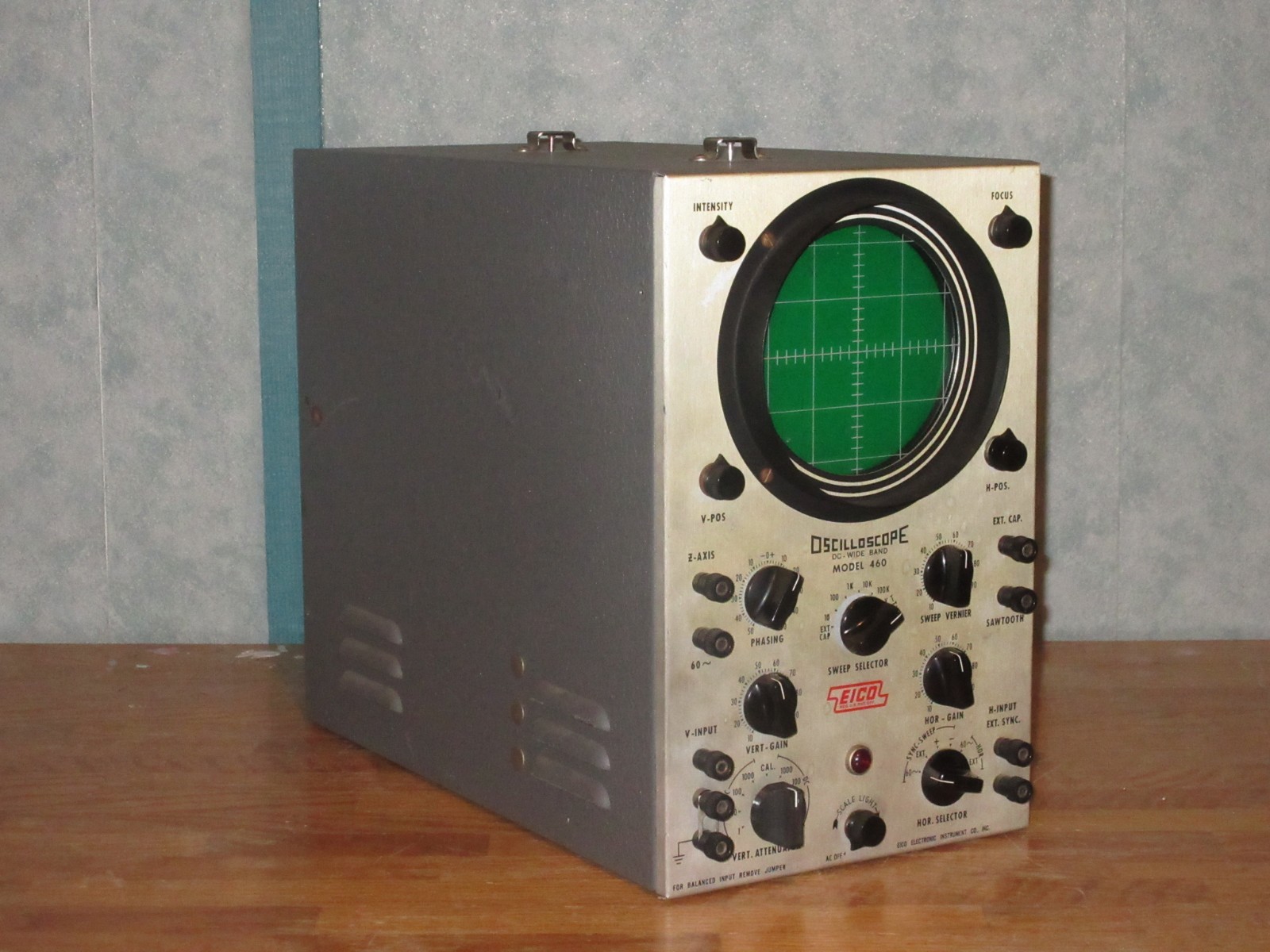 REFURBISHED Eico Model 460 DC - Wide Band Oscilloscope -- FULLY FUNCTIONAL