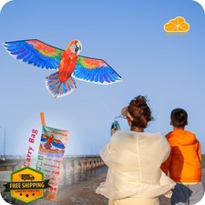ORGCLDKT Eagle Kite Lifelike 3D Easy Fly Beach Grassland Adult Kids
