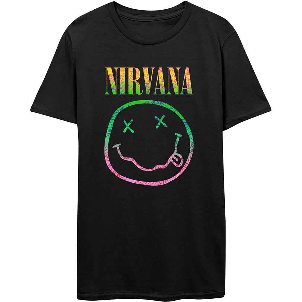 NIRVANA sorbet ray smiley Band T-shirt