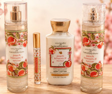 4x Bath  Body Works Peach Blossom  Nectar 2 Fragrance Mist Body Lotion Perfume