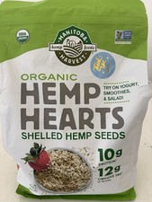 5Lb Manitoba Harvest Organic Hemp Seeds Hearts - Brand New Sealed