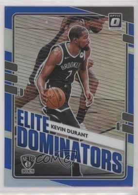 2020 Panini Donruss Optic Elite Dominators Blue Prizm 30/49 Kevin Durant #24 7y2