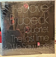 SEALED ! New, Dave Brubeck Quartet LP Last Time We Saw Paris, CS 9672, 1968