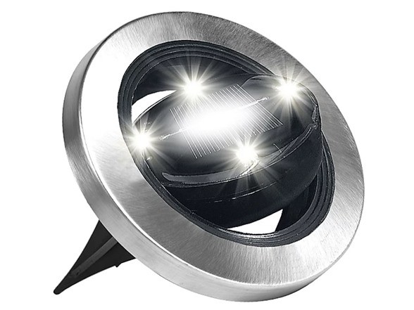 Bell - Howell M68839 X64000 Комплект из 8 солнечных поворотных элементов с 4 светодиодами 4000 -НЕРЖАВЕЮЩАЯ СТАЛЬ 6390₽