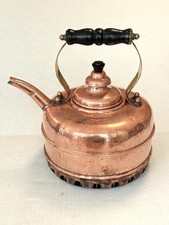 Vintage Simplex Whistling Copper Kettle Made In England &ndash; Rare Early Model