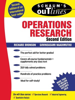 Schaum's Outline of Operations Research - paperback Bronson, Richard|Naadimu...