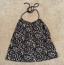Merona XL Animal Print Halter Swim Tankini Bu...