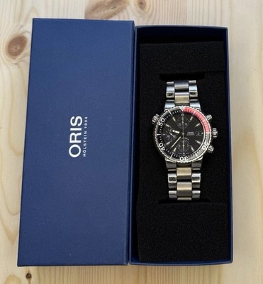 Oris Regulator 300m Diver 7542P 43mm Automatic Titanium Bracelet Saphire Crystal