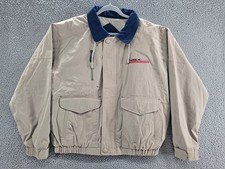 Vintage NSX Club America Men's Jacket Large Dunbrooke Tan Acura Honda Car