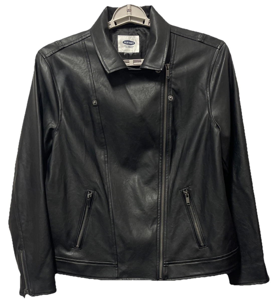 Old Navy Leather Outer Shell Coats, Jackets & Vests for Women for