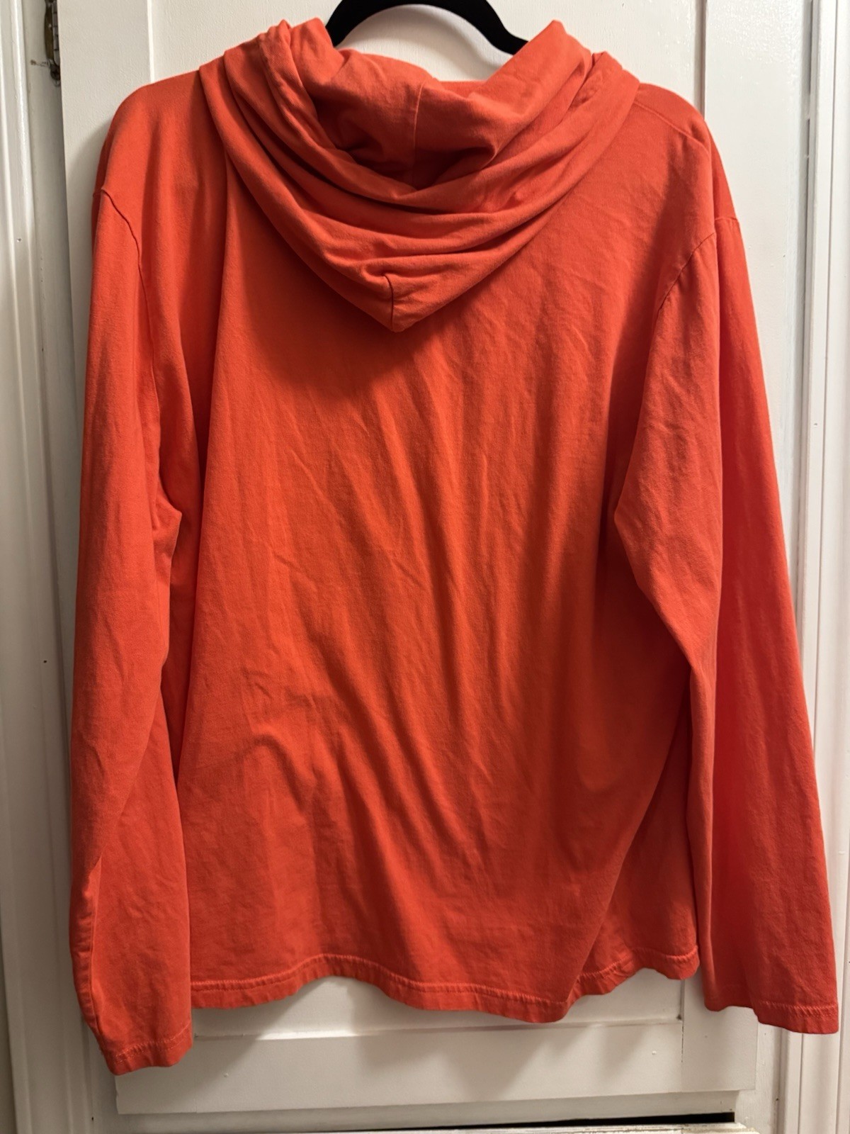 PONY Polo Ralph Lauren "rossa" maglietta manica lunga con cappuccio