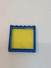 Vtg (A9/13) LEGO 3761 Window Blue 3762 Disc Trans Yellow 1x6x5 6970 6971