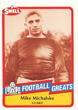 MIKE MICHALSKE 1989 SWELL FOOTBALL #21