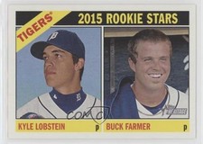 2015 Topps Heritage Rookie Stars Kyle Lobstein Buck Farmer #209 3d5