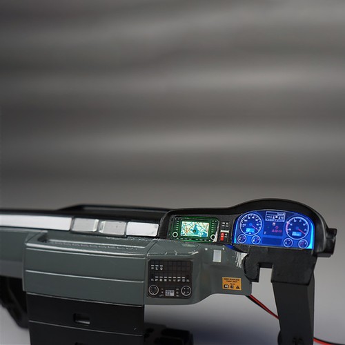 3V LED Internal Center Cab Für 1/14 Tamiya MAN TGX 56325 RC Tractor Truck Auto - Bild 12 von 14