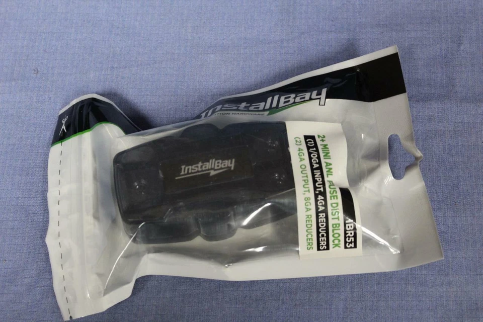 Install Bay IBR53 1/0 or 4GA in, (2)4GA or 8GA out, Mini ANL Fuse Dist Block - Image 2 of 4