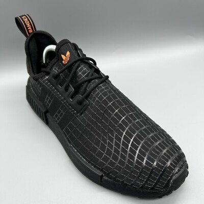 2022 Adidas Original NMD R1 Core Black Beam Orange GX9529 Herren Uk 10 Turnschuhe