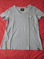 Womens Grey Superdry V Neck Dri-Fit Top - Size 10 - Exc Cond!!