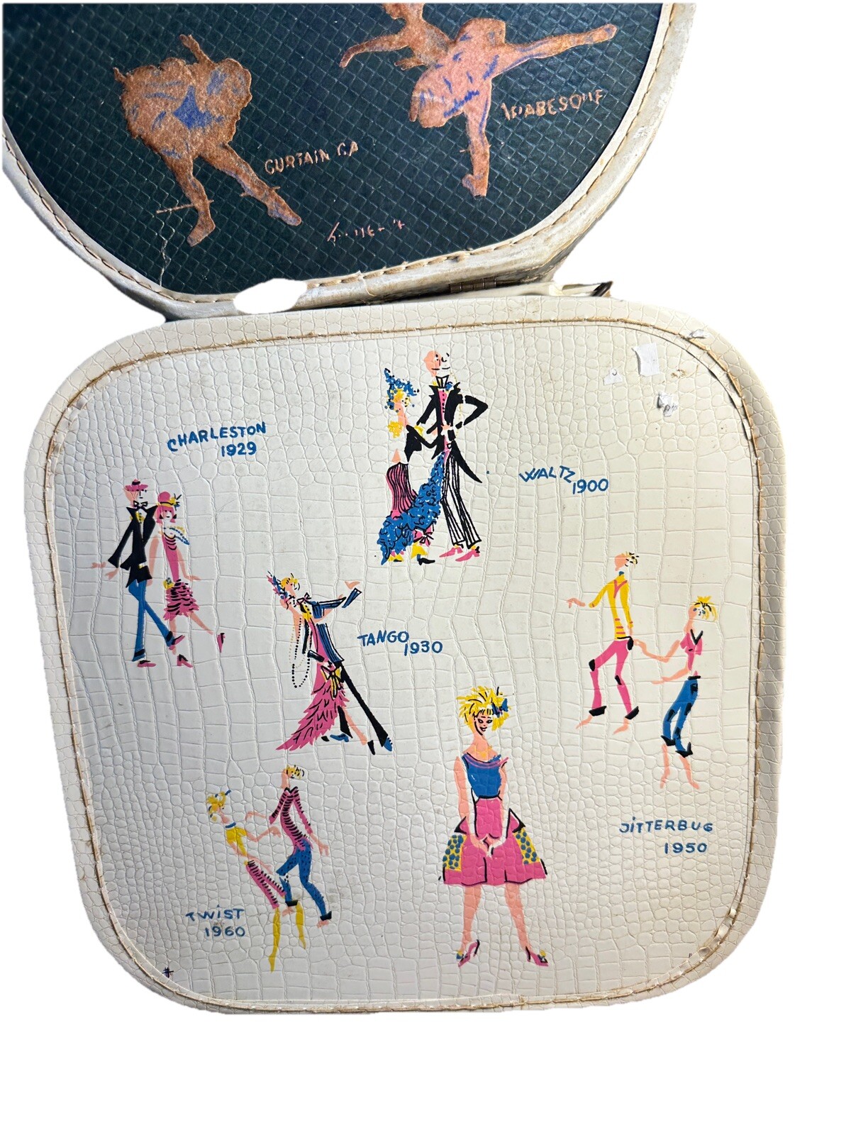 Vintage Dance Bags Suitcases Doll Bags Carriers Ballet