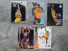 Shaquille O'Neal Lot of 5 - Topps Chrome, Black Diamond, Skybox, UD, EX-Century