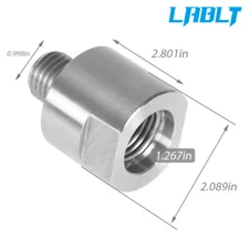 LABLT Lathe Headstock Spindle Adapter 1-1/4" × 8tpi to 1" × 8tpi