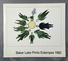 1982 BAKER LAKE Eskimo PRINTS Sanavik INUIT Art Exhibition Catalog Canada