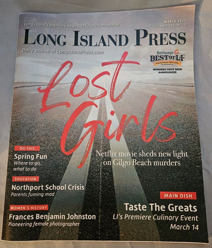 Long Island Press Magazine - March 2020 - Gilgo Beach Killer Rex Heuermann LISK