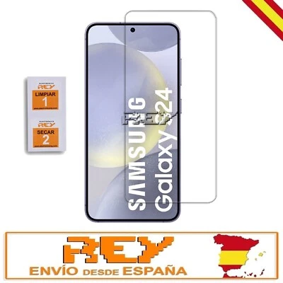 REY® Protector Pantalla para SAMSUNG GALAXY S24 -GALAXY S25 Cristal Templado p1460 vr