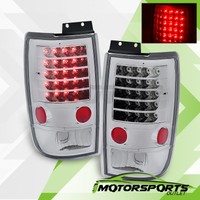 1997 1998 1999 2000 2001 2002 Ford Expedition Chrome Led Brake Tail Lights Pair on sale 1997 1998 1999 2000 2001 2002 Ford Expedition Chrome Led Brake Tail Lights Pair on sale