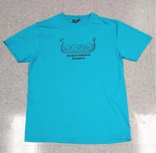 NORDFJORDEID - NORWAY VIKING UNI-SEX SOUVENIR SHIRT. Sky Blue