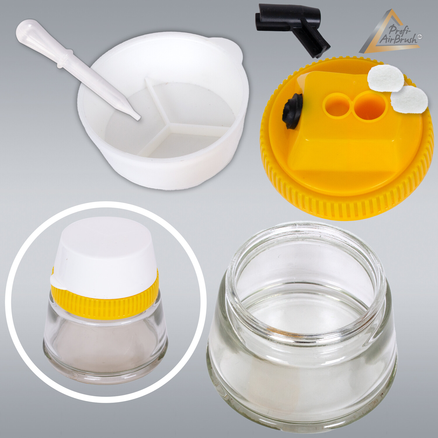 AIRBRUSH SET AIRBRUSH KOMPLETT SET AIRBRUSH KOMPRESSOR PISTOLE FARBEN