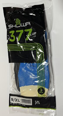 Showa 377 vollbeschichtete Nitrilschaumhandschuhe - Wasser-, Bau-, Ölschutz