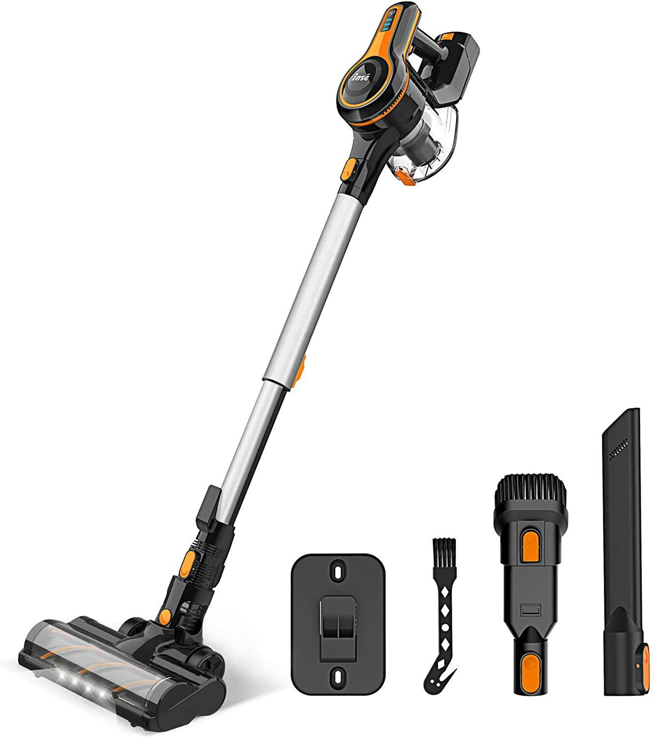 Cordless Stick Vacuum Cleaner 23KPa Stick 6In1 Handheld Vac Carpet