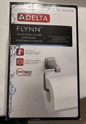 Delta #FLY50-DN Flynn Toilet Paper Holder Bathroom Hardware Brushed ...