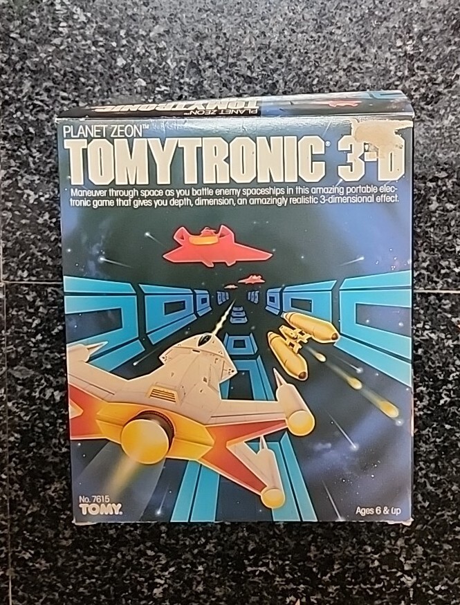 Tomytronic 3D Handheld Vintage Game Planet Zeon With Box & Booklet