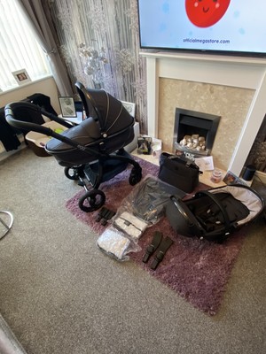 grey egg pram bundle