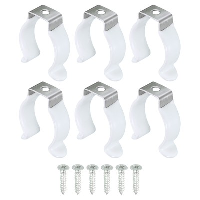 6pcs T8 U Clip Fluorescent Tube Mounting Bracket LED Light Bulb Holder Thick
