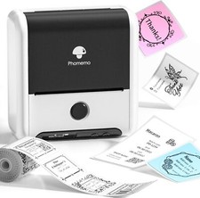 Phomemo M200 Barcode Etikettendrucker Bluetooth Label Printer, Etikettendrucker