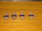 Vintage Ken Allan Doll Barbie Allen Blue Cork Sandal Flip Flop Original Shoes NM